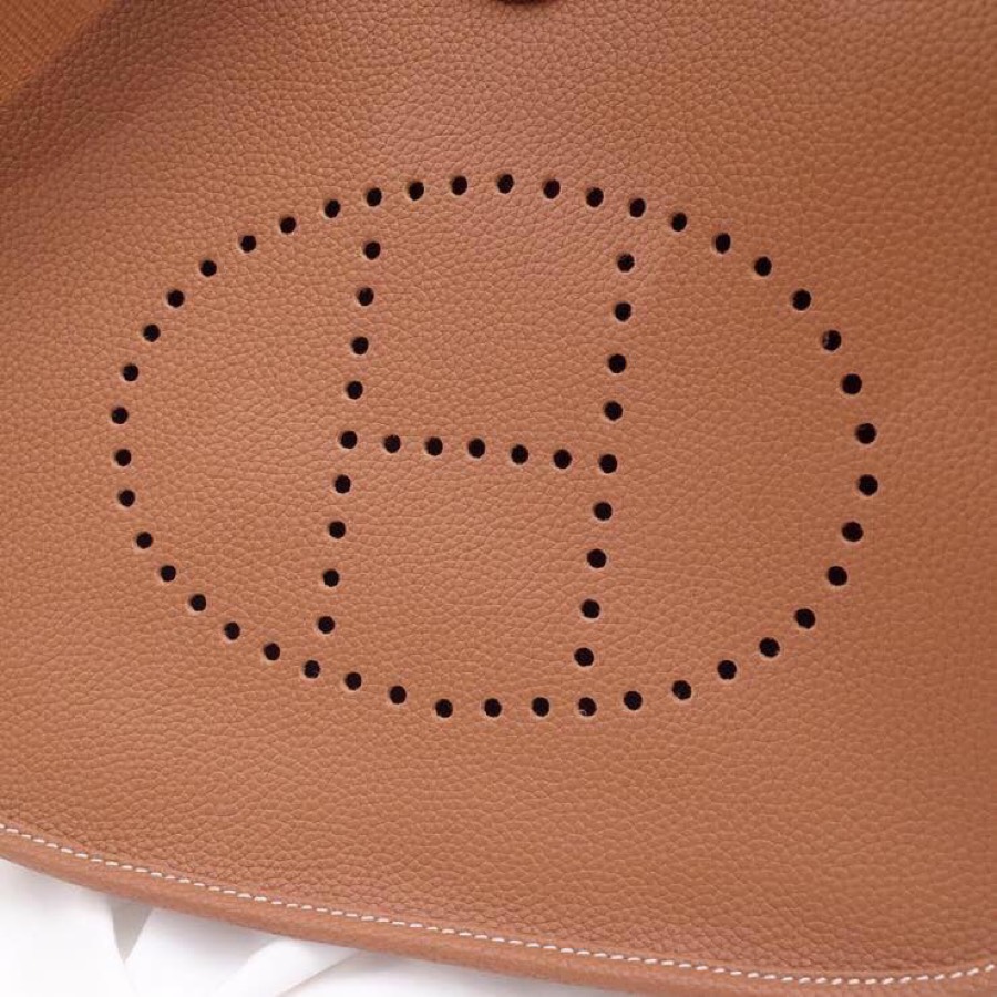 에르메스 에블린29 골드브라운 은장